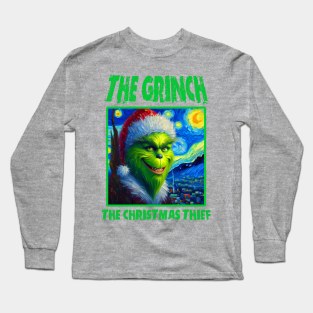 The Grinch in strarry night Long Sleeve T-Shirt